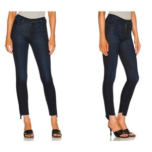 MOTHER The Looker Two Step Ankle Fray Jeans in Now or Never Women 26 NWOT $228